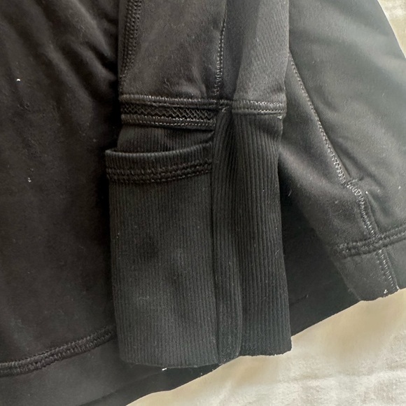 Lululemon Womens Yoga Half Zipper Pull Over Athletic Sweater Black Size 4 - Picture 4 of 9